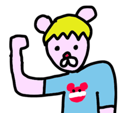 Pink Cool Mouse sticker #1278191