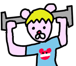 Pink Cool Mouse sticker #1278192