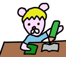 Pink Cool Mouse sticker #1278193