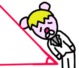 Pink Cool Mouse sticker #1278200