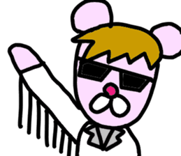 Pink Cool Mouse sticker #1278201