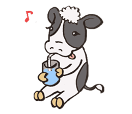 Milking Moo Sticker sticker #1278803