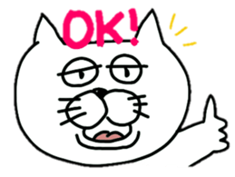 a plain&pretty cat sticker #1278930