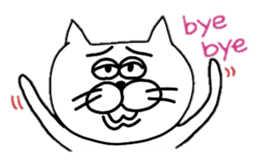a plain&pretty cat sticker #1278961