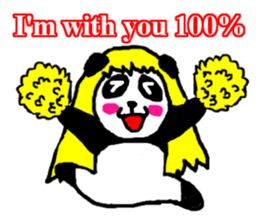 golden panda English Ver sticker #1279375