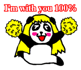 golden panda English Ver sticker #1279375