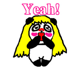 golden panda English Ver sticker #1279379
