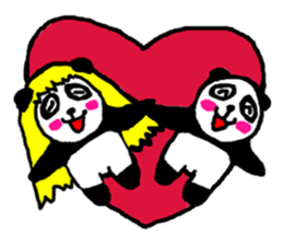 golden panda English Ver sticker #1279384