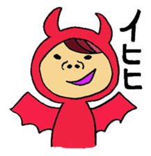 Blight hair girl's feeling. sticker #1279813