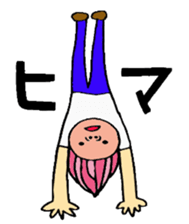 Blight hair girl's feeling. sticker #1279830