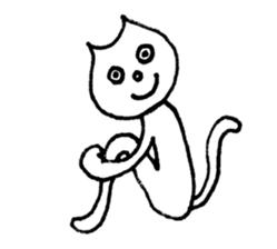 Face of the cat sticker #1279923