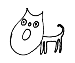 Face of the cat sticker #1279926