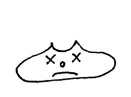 Face of the cat sticker #1279929