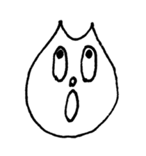 Face of the cat sticker #1279930