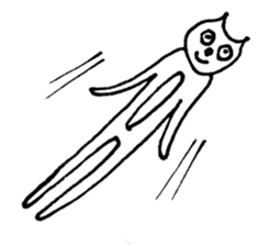 Face of the cat sticker #1279933