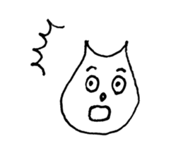 Face of the cat sticker #1279936