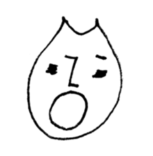 Face of the cat sticker #1279939