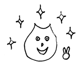 Face of the cat sticker #1279942