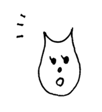 Face of the cat sticker #1279950