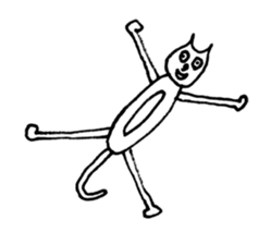 Face of the cat sticker #1279952