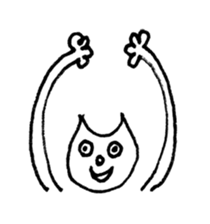 Face of the cat sticker #1279954