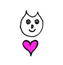 Face of the cat sticker #1279955