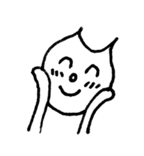 Face of the cat sticker #1279956