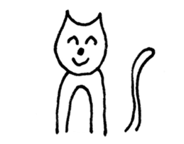 Face of the cat sticker #1279959