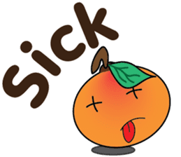 Little Orange (English) sticker #1281169