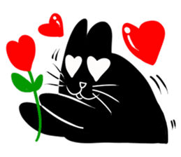 NumNim The Black-Fat Cat sticker #1281658