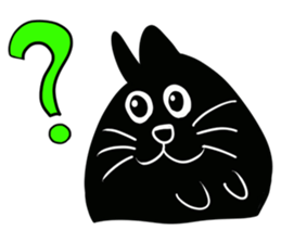 NumNim The Black-Fat Cat sticker #1281660