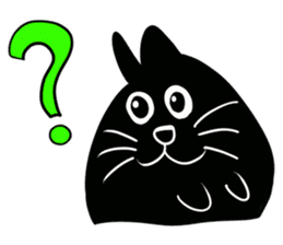 NumNim The Black-Fat Cat sticker #1281660