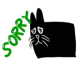 NumNim The Black-Fat Cat sticker #1281662