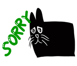 NumNim The Black-Fat Cat sticker #1281662