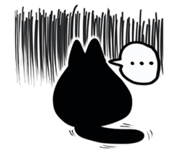 NumNim The Black-Fat Cat sticker #1281663