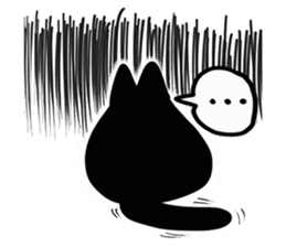 NumNim The Black-Fat Cat sticker #1281663