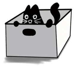 NumNim The Black-Fat Cat sticker #1281664