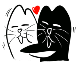 NumNim The Black-Fat Cat sticker #1281665