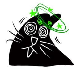 NumNim The Black-Fat Cat sticker #1281666