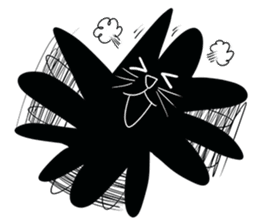 NumNim The Black-Fat Cat sticker #1281669