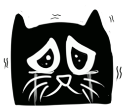 NumNim The Black-Fat Cat sticker #1281672