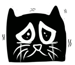 NumNim The Black-Fat Cat sticker #1281672