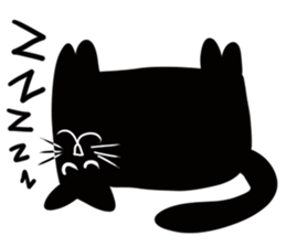 NumNim The Black-Fat Cat sticker #1281674