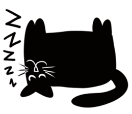 NumNim The Black-Fat Cat sticker #1281674
