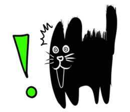 NumNim The Black-Fat Cat sticker #1281676