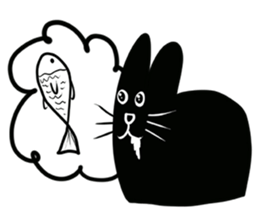 NumNim The Black-Fat Cat sticker #1281677
