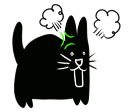 NumNim The Black-Fat Cat sticker #1281678