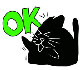 NumNim The Black-Fat Cat sticker #1281679