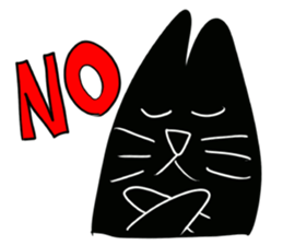 NumNim The Black-Fat Cat sticker #1281680
