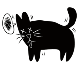 NumNim The Black-Fat Cat sticker #1281681